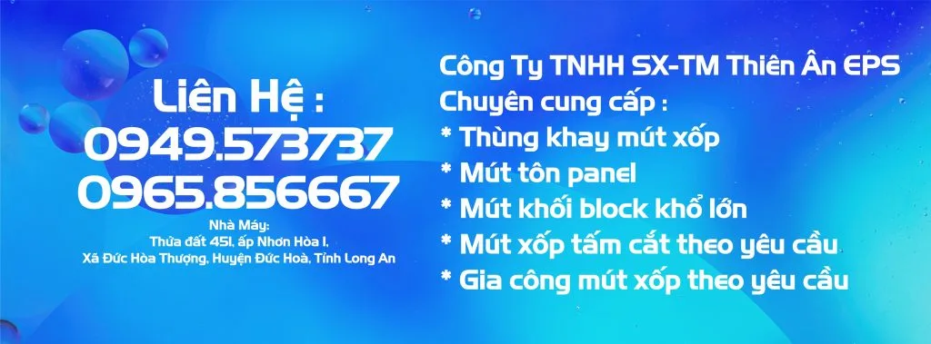 sản xuất mút xốp