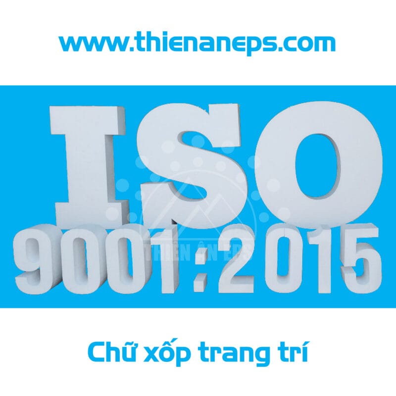 chữ xốp trang trí