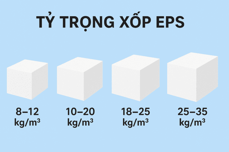 tỷ trọng xốp eps là gì