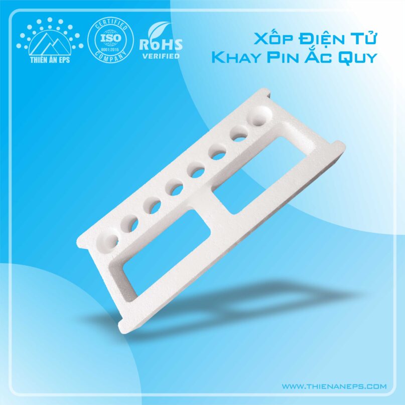 mút xốp eps khay pin ắc quy