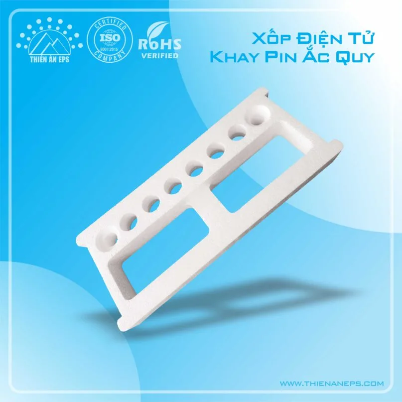 mút xốp eps khay pin ắc quy
