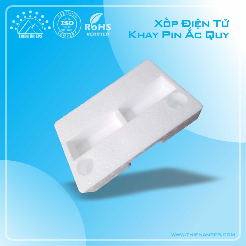 mút xốp eps khay pin ắc quy